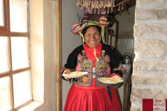 Местни жители на Титикака Перу